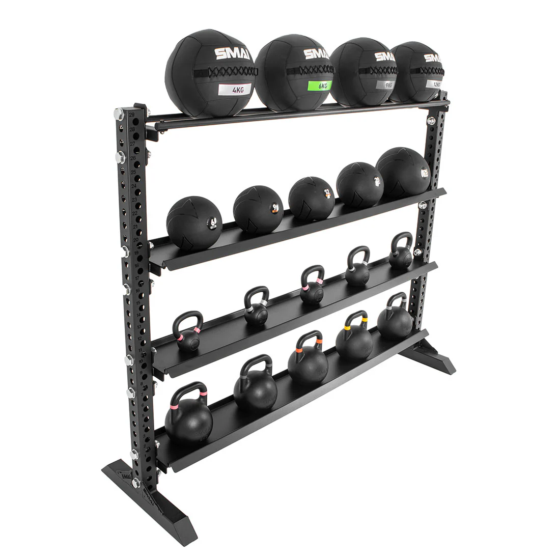 1.7m Storage Shelf 3 x Flat + 1 x Ball - Vanta Series - Image 4