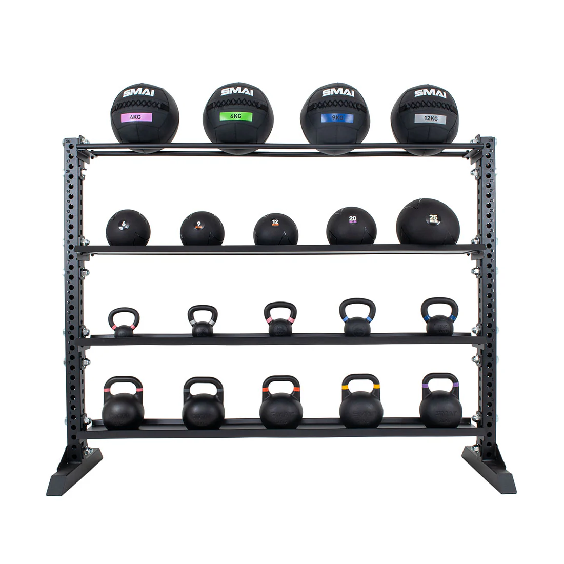 1.7m Storage Shelf 3 x Flat + 1 x Ball - Vanta Series - Image 6