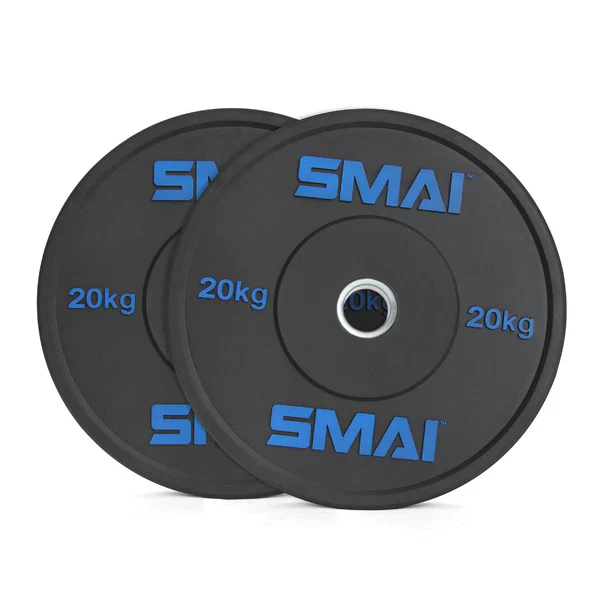 170kg HD Bumper Plate Set Inc 20kg Barbell - Image 5
