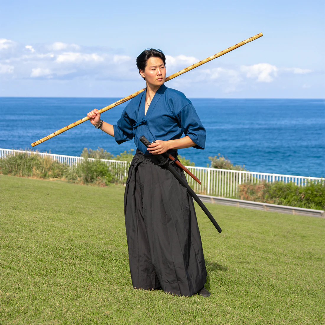 Bo Staff - Rattan Burnt 5ft 6ft - Image 2