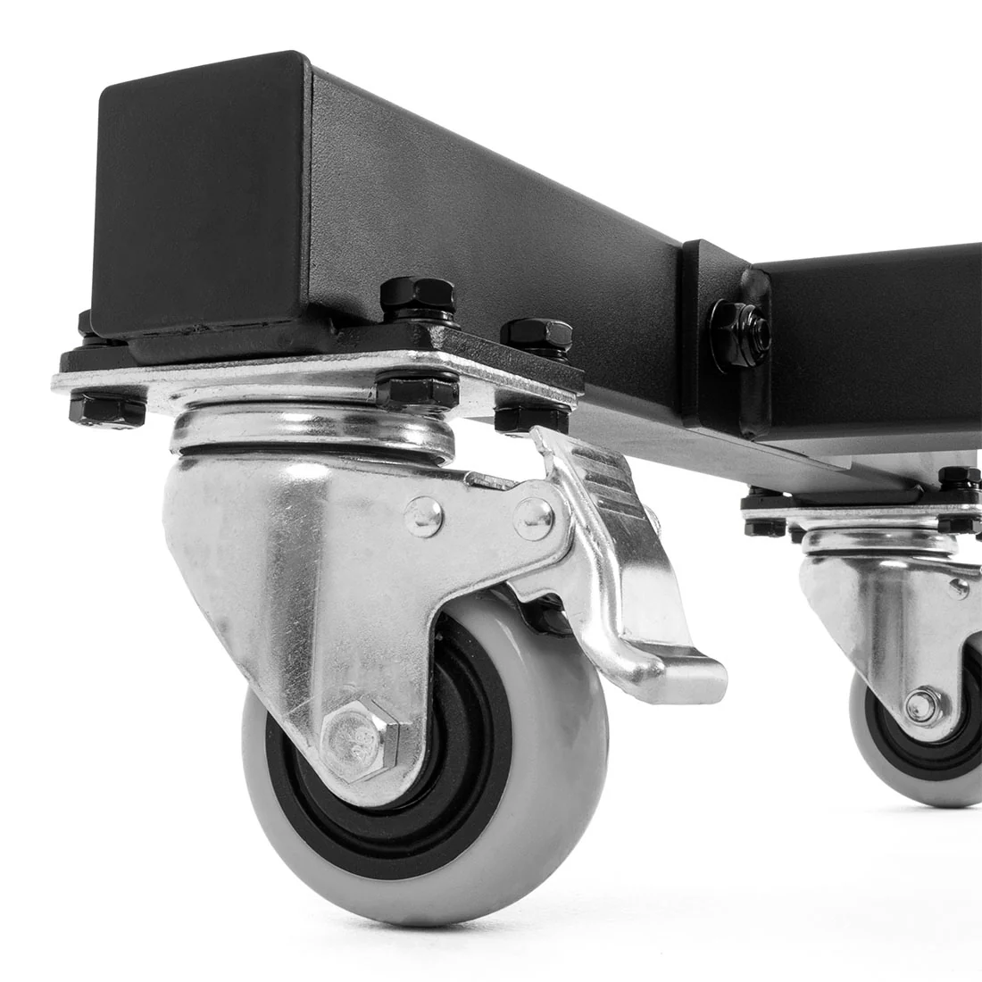 Bumper Plate Storage Stacker with Wheels - Image 4