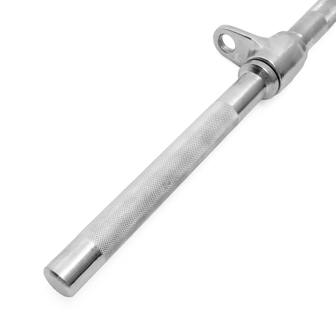 Chrome Straight Bar Handle Attachment for Cable Machine - Image 2