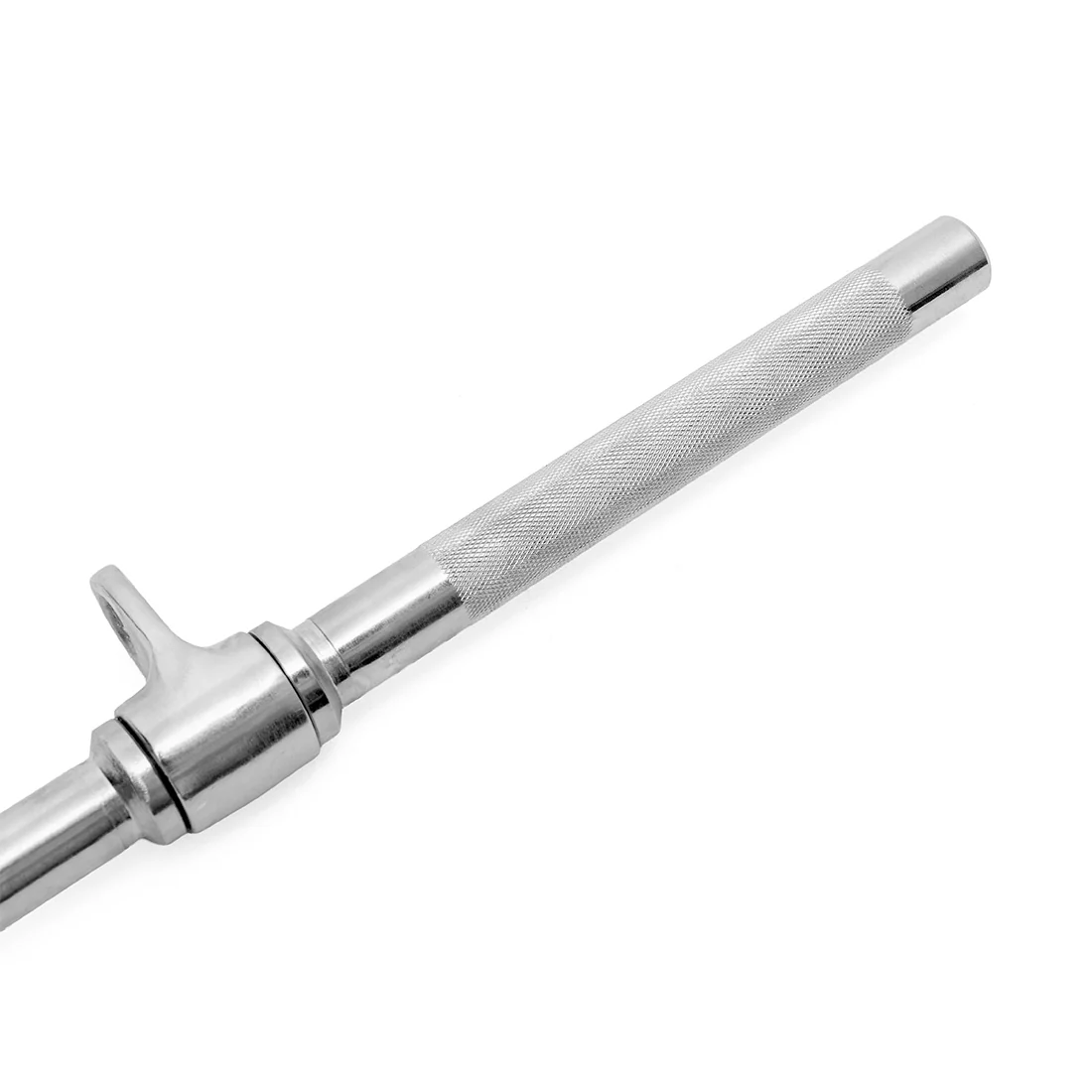 Chrome Straight Bar Handle Attachment for Cable Machine - Image 3