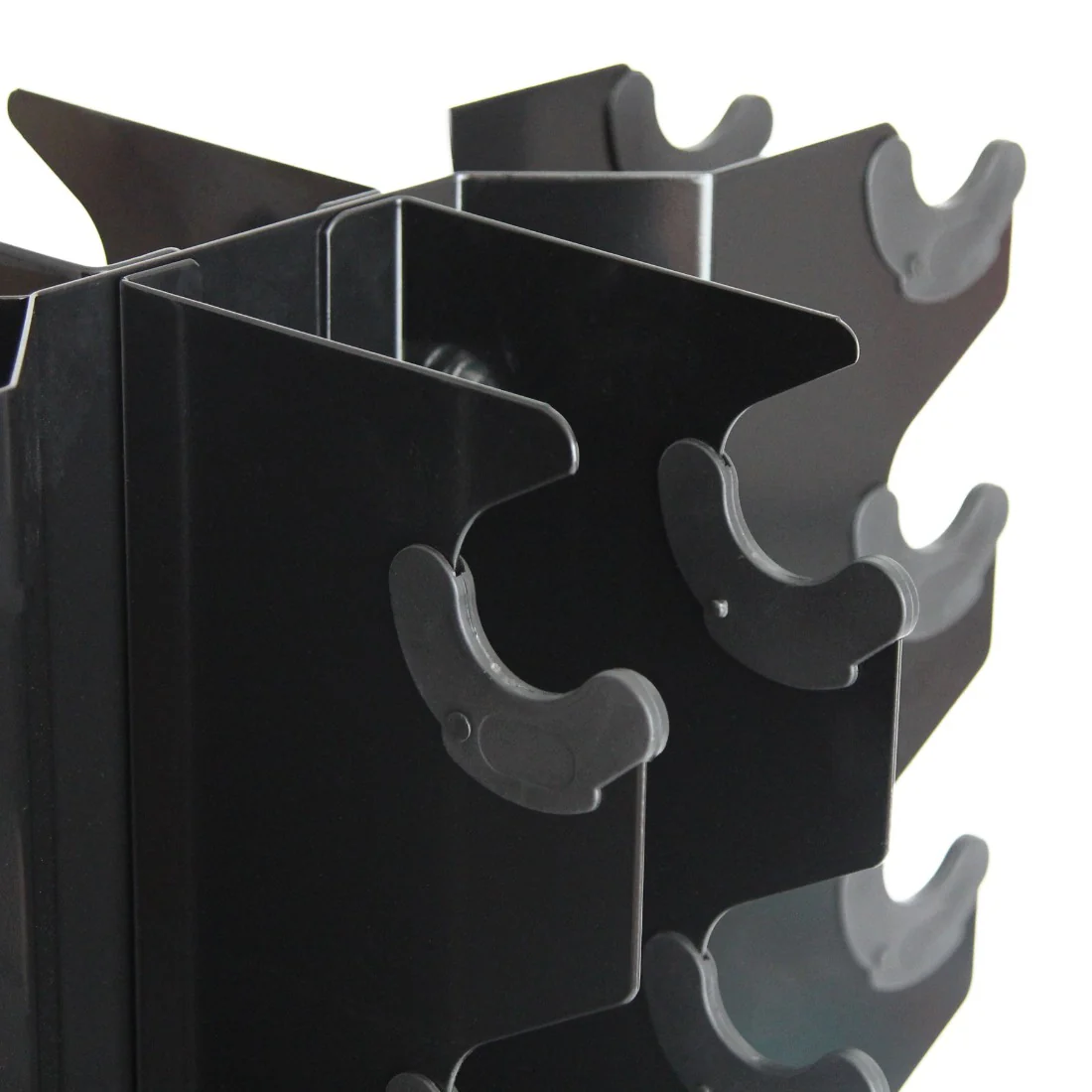 Apex Rubber Hex Dumbbell Set 1-20kg (Pair) with Vertical Storage Rack - Image 5