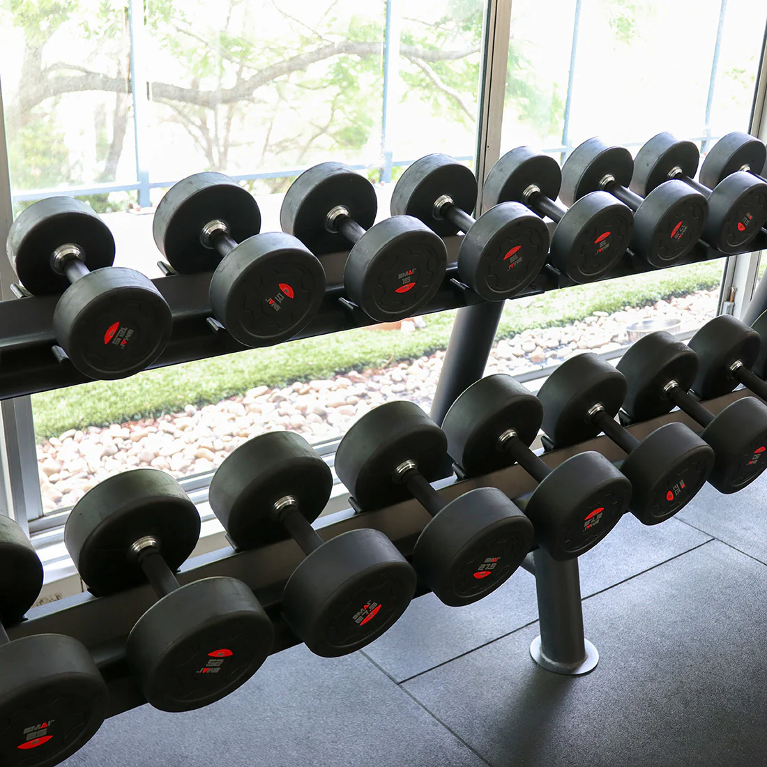 Commercial Dumbbell Set with Rack 5-30kg - Image 3