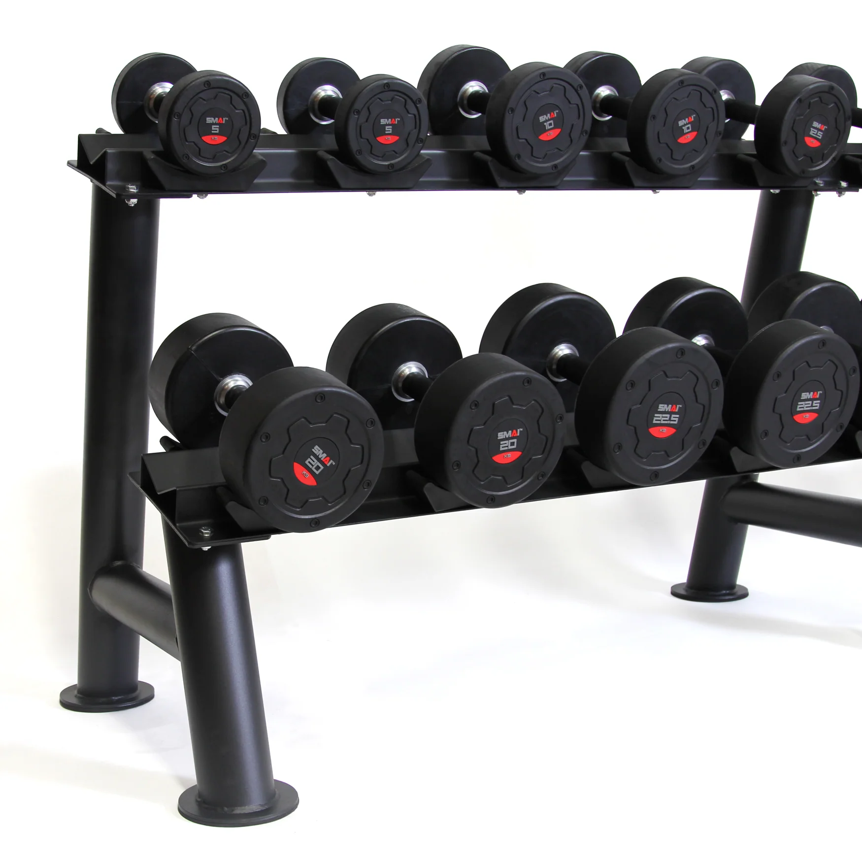 Commercial Dumbbell Set with Rack 5-60kg - Image 9