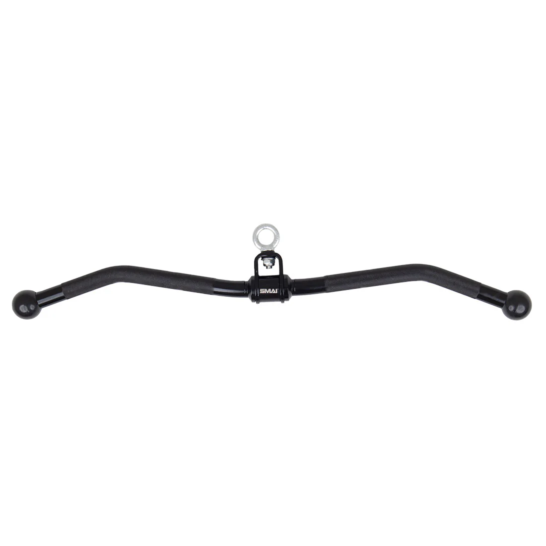 Curl Bar Revolving Attachment with Ball End Grip for Cable Machine