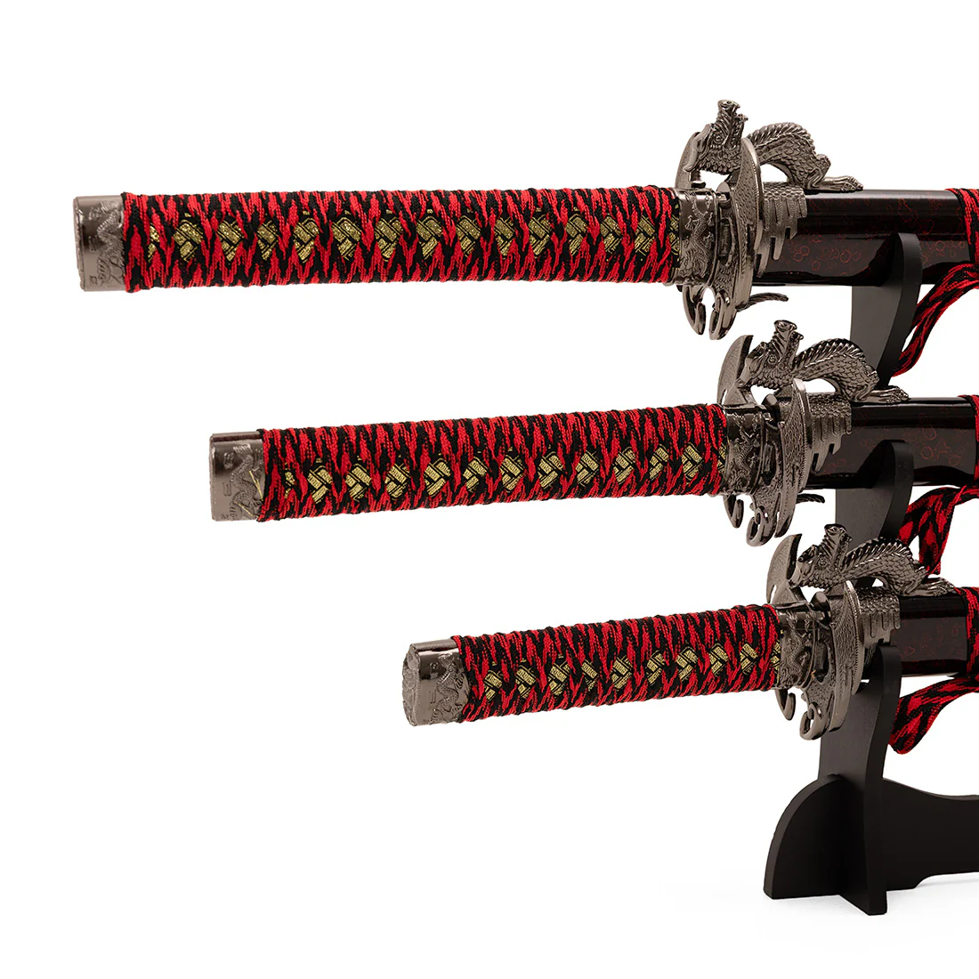 Daisho Molten Dragon 3 Piece Sword & Stand - Display - Image 2