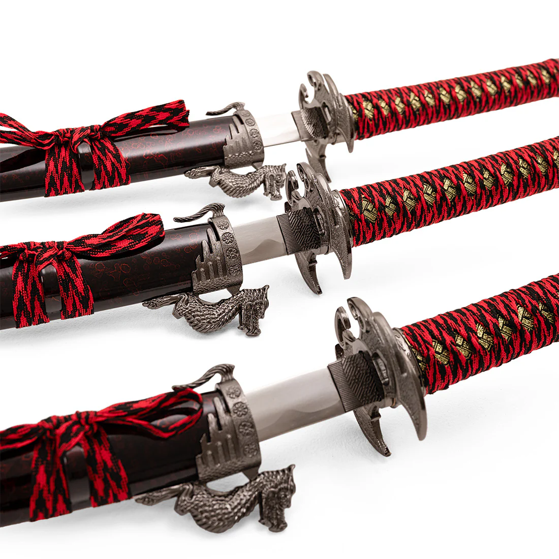 Daisho Molten Dragon 3 Piece Sword & Stand - Display - Image 3