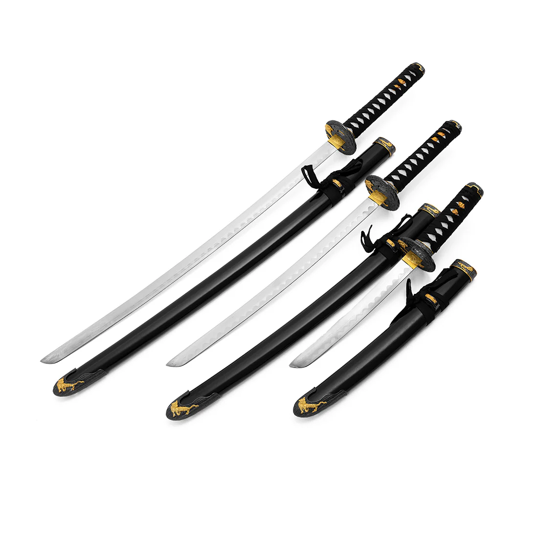 Daisho Shi no Tora Carbon 3 Piece Sword & Stand - Display - Image 3