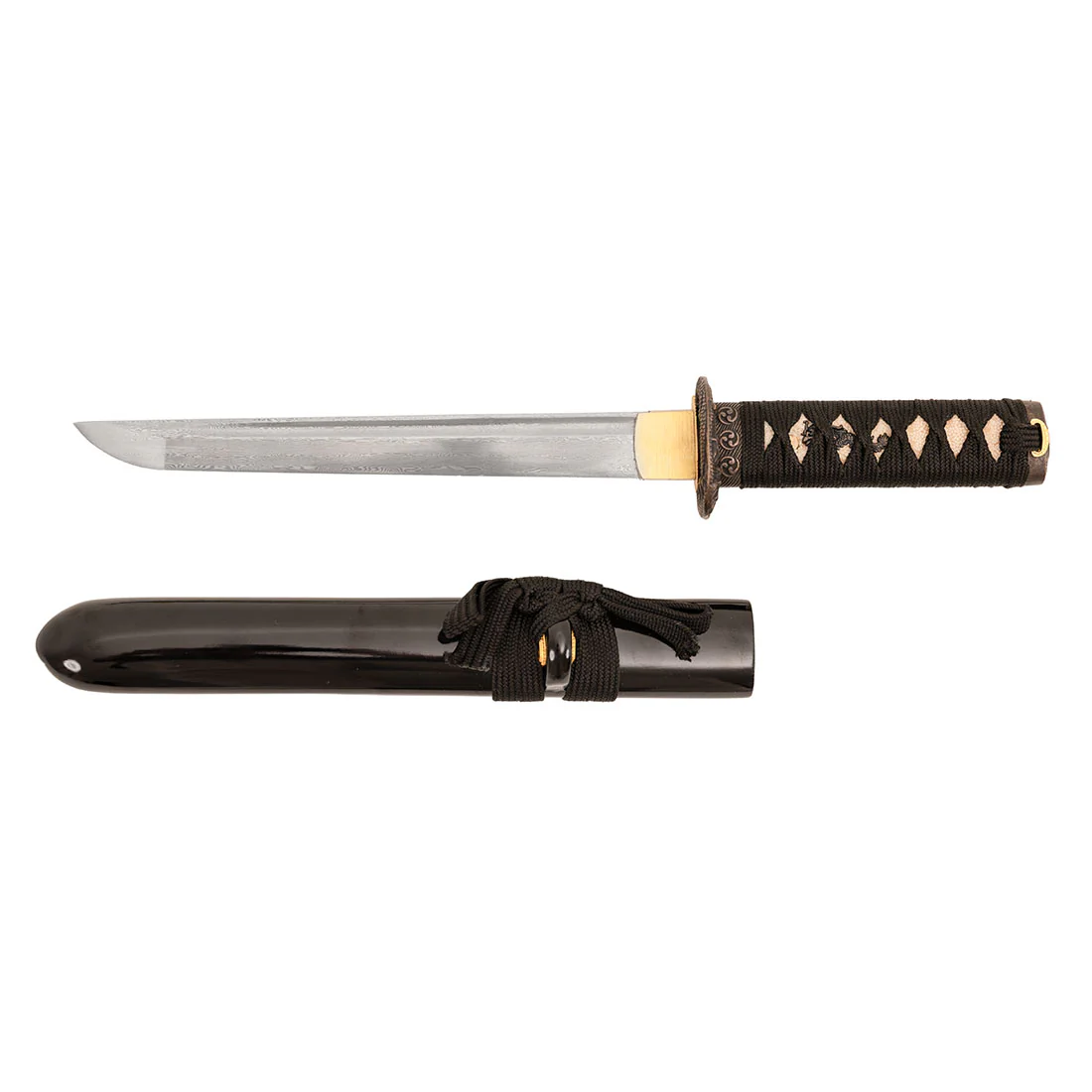Damascus Black Infinite Dragon Tanto - Image 6