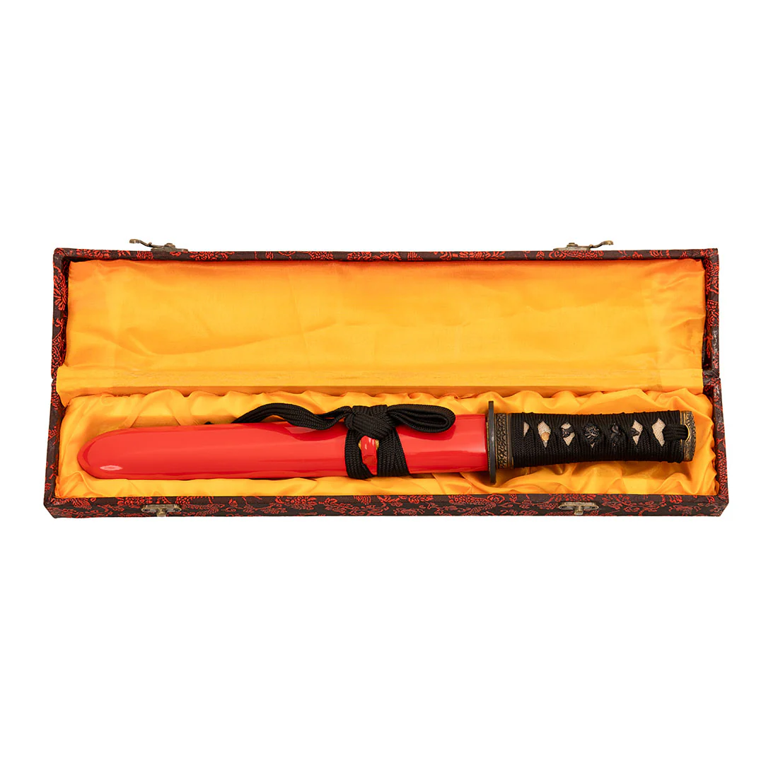Damascus Red Tiger Tanto - Image 3