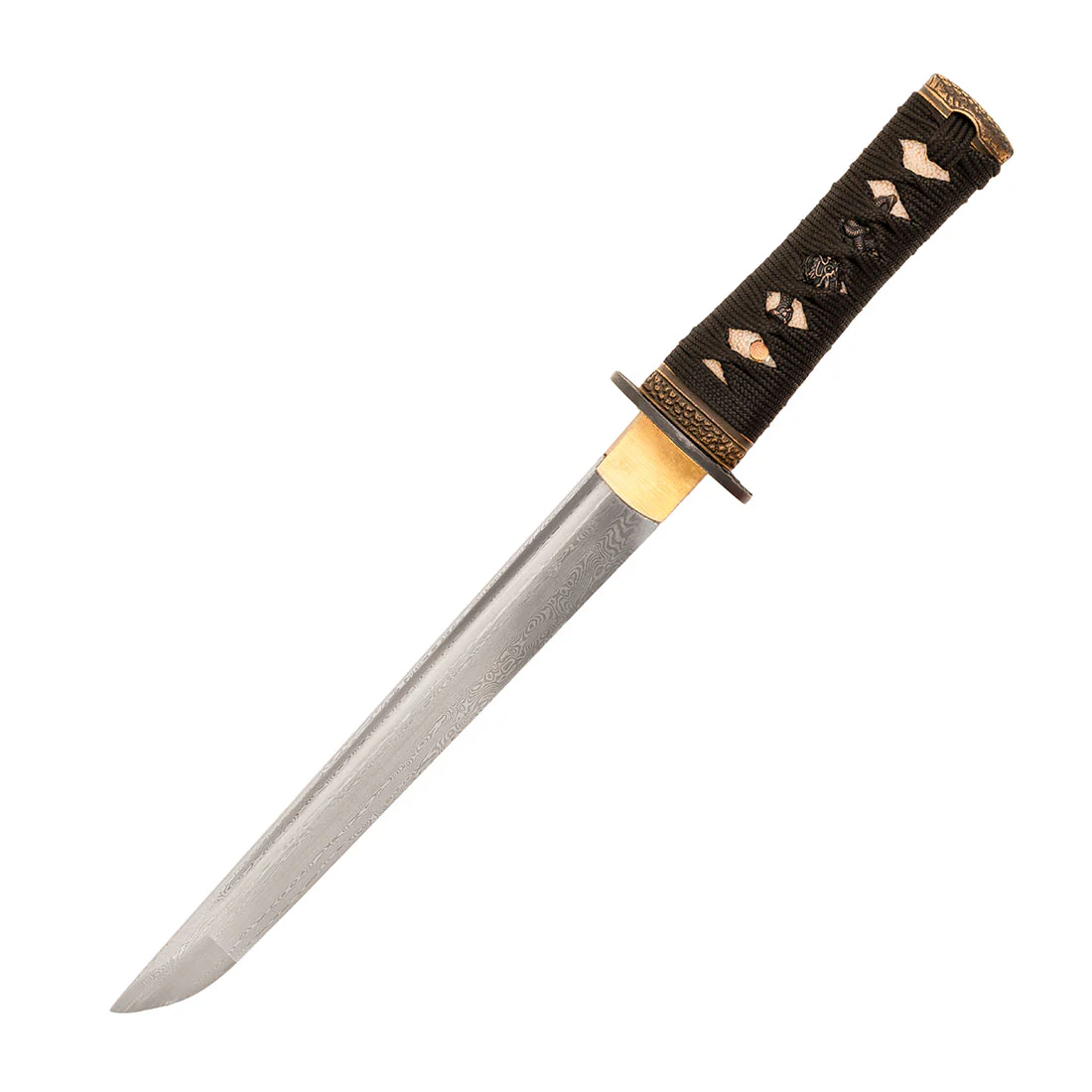 Damascus Red Tiger Tanto - Image 4