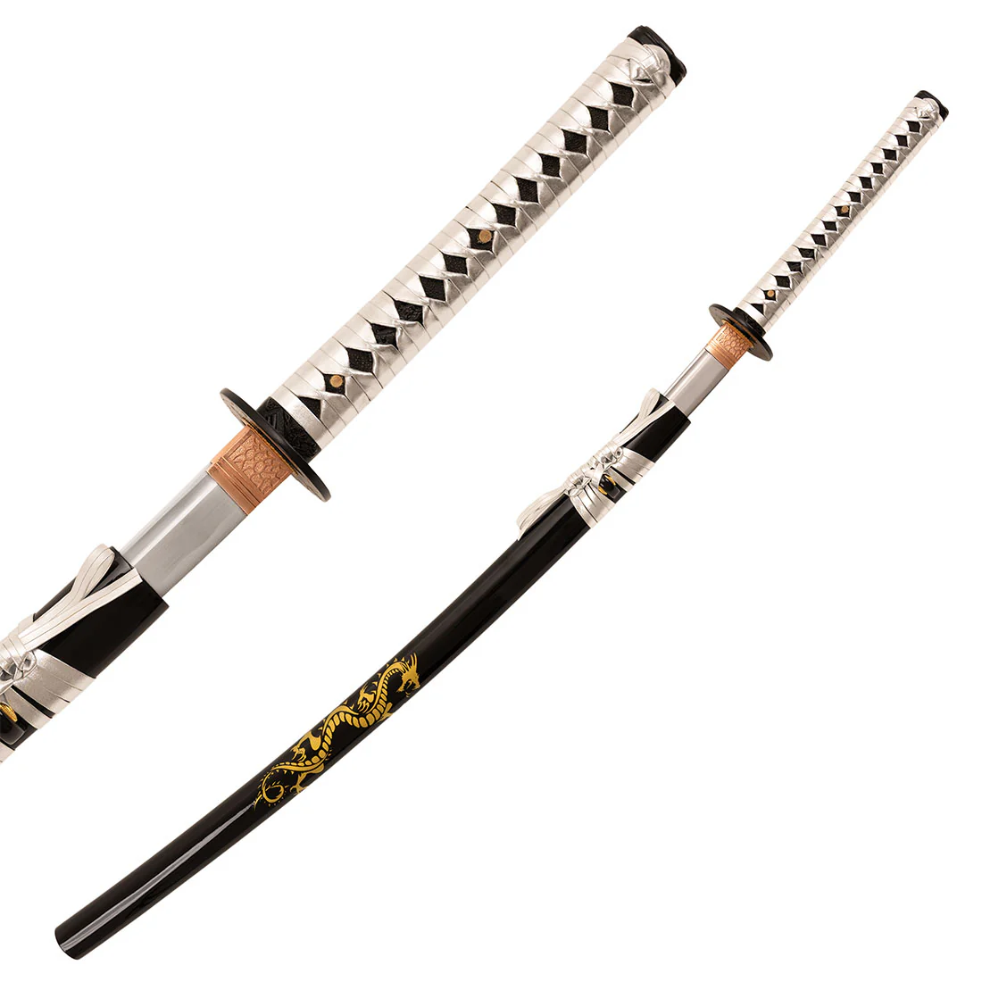 Display Carbon Katana - Black Dragon Rose Tip
