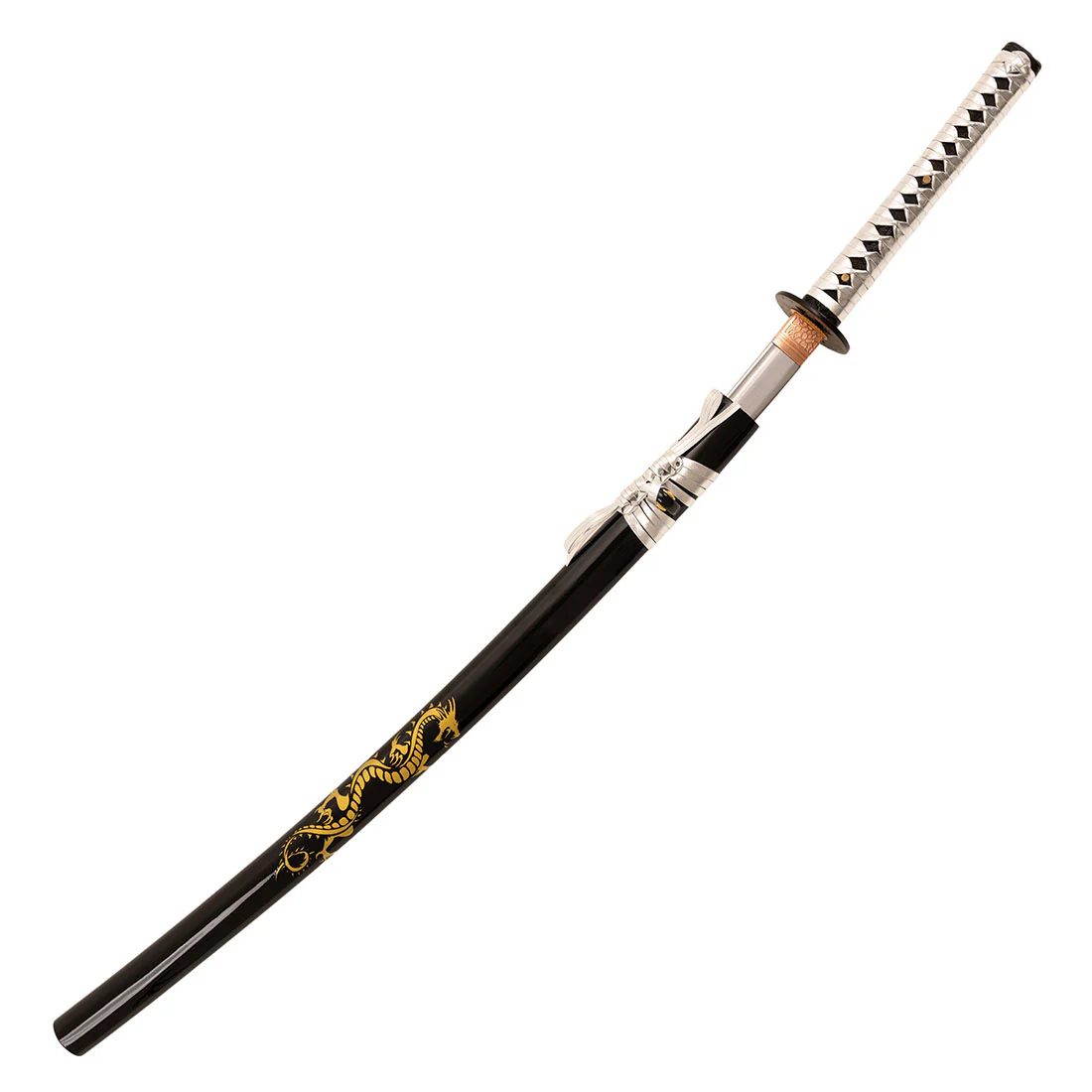 Display Carbon Katana - Black Dragon Rose Tip - Image 2