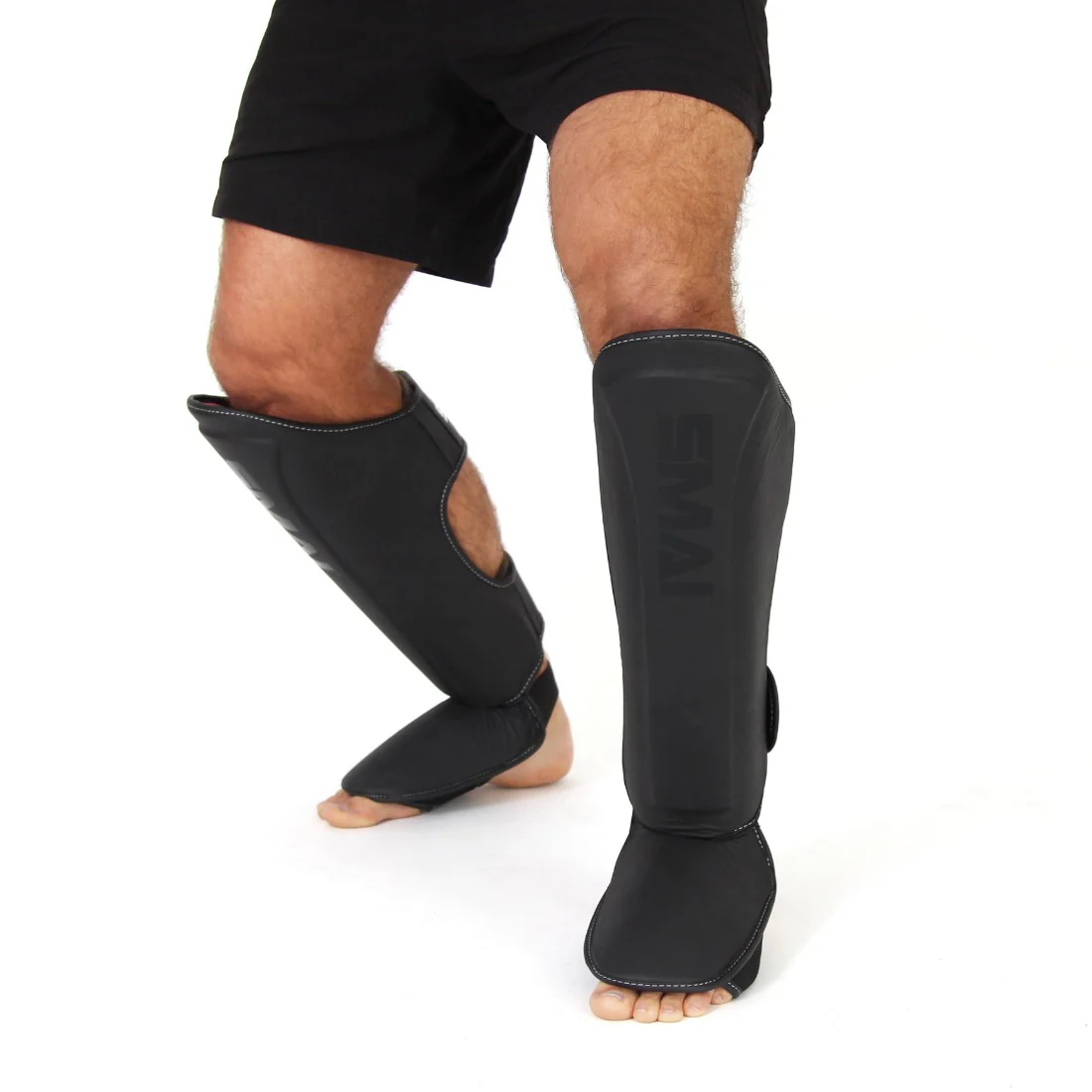 Elite85 Muay Thai Shin Guards - Black - Image 4