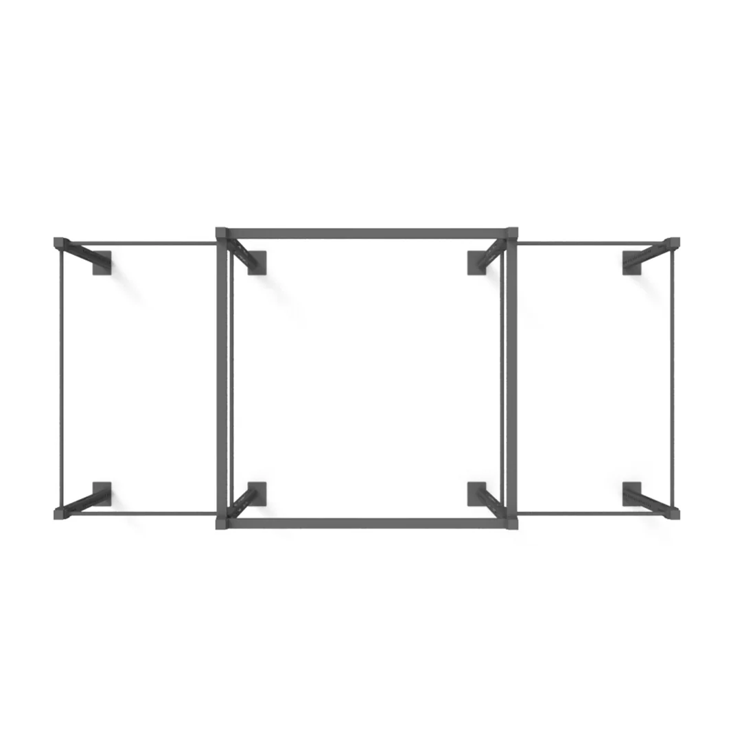 Rig - 4 Squat Cells with Utility Bridge - X-Frame - Image 9