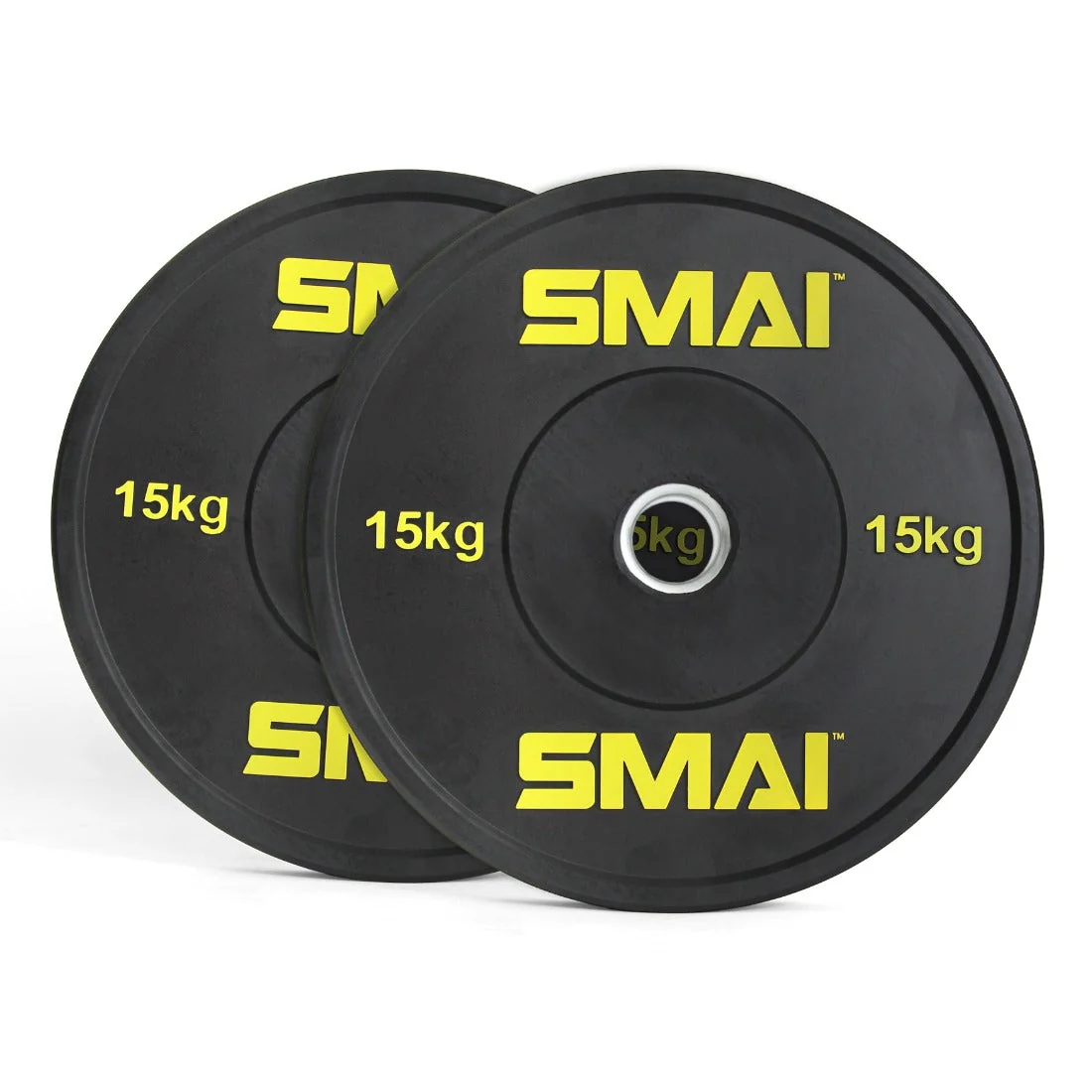 HD Bumper Plates Set - 5 pairs of 15kg (150kg) - Image 2