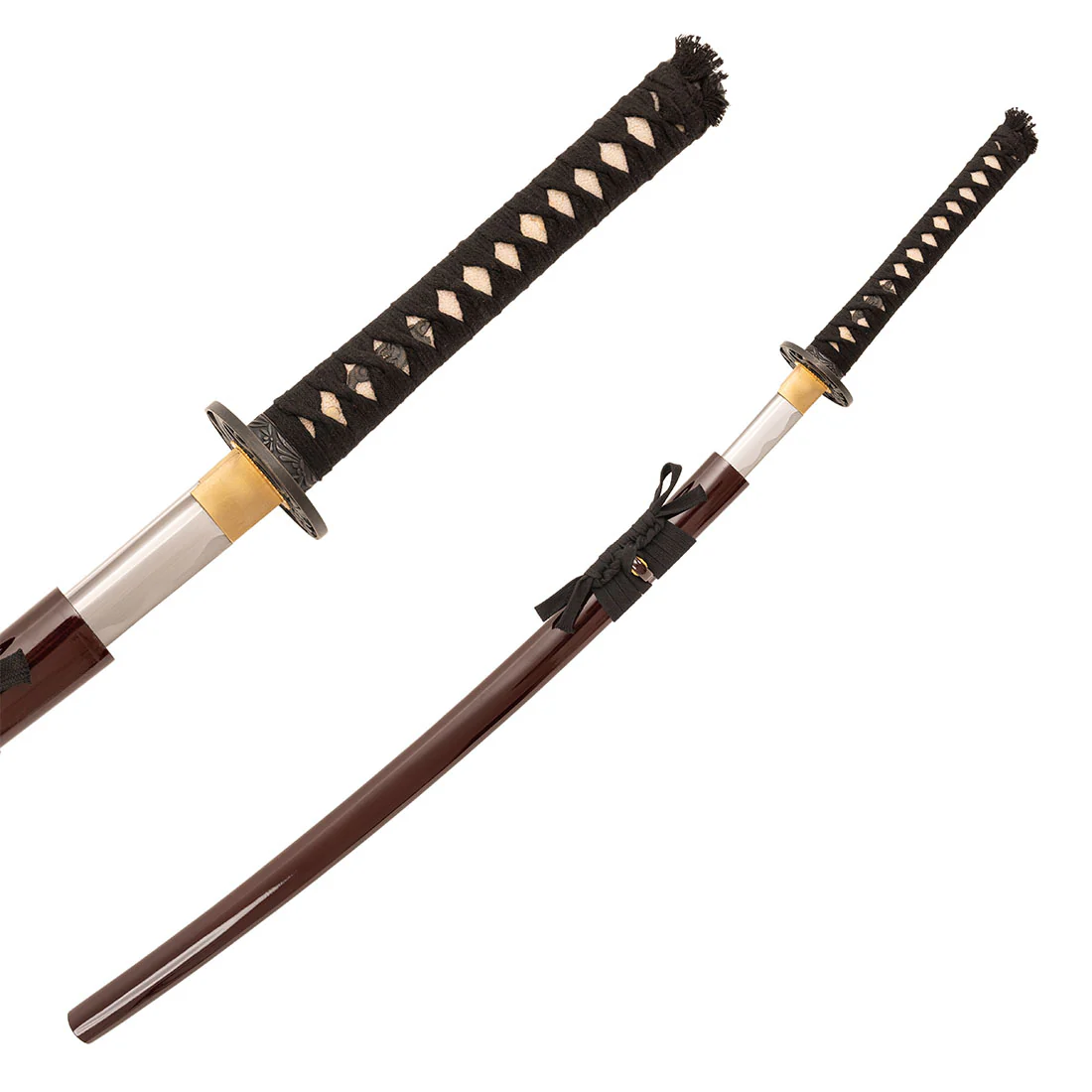 High Carbon Steel Katana - Crimson Eclipse