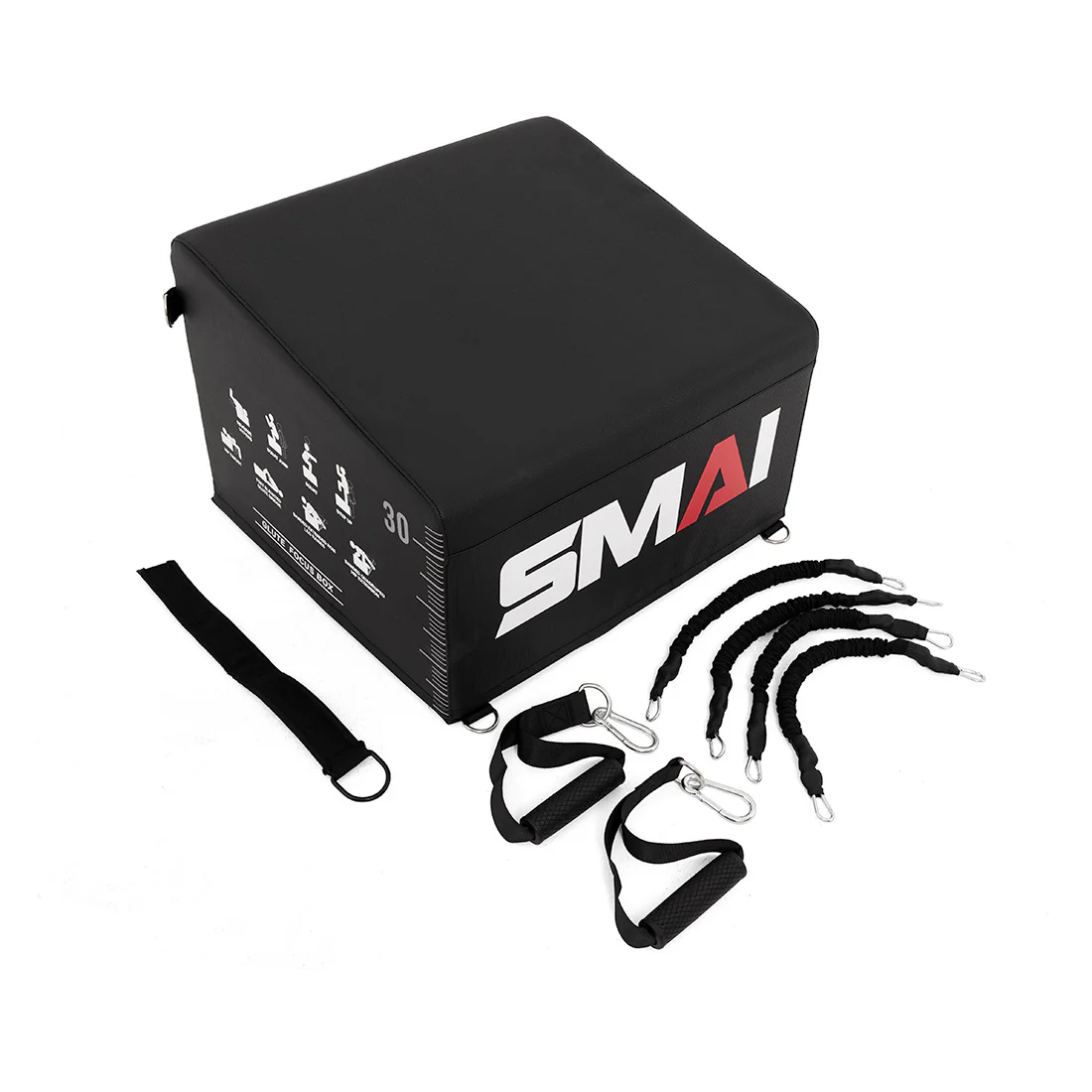 Hip Thrust Box with Accessories