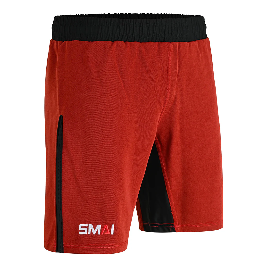 Hybrid MMA Grappling Shorts - Black / Red - Image 3