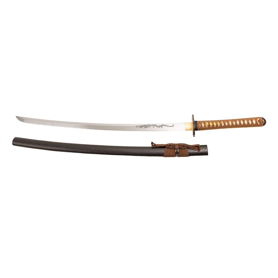 Forged Katana - Black Copper Dragon - Image 6