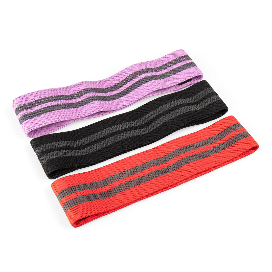 Knitted Mini Resistance Bands - Set of 3 with carry pouch - Image 9