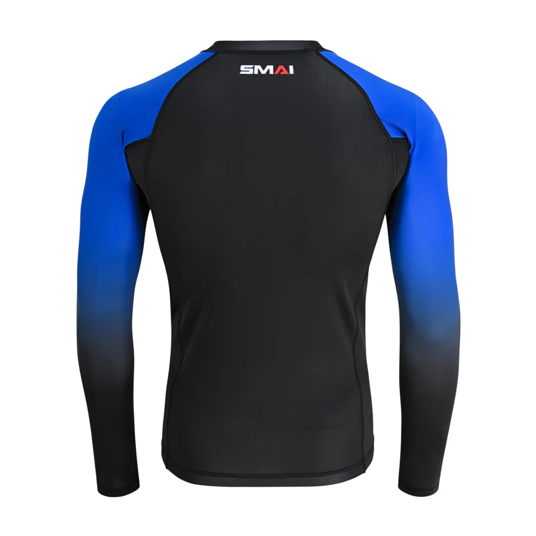 Long Sleeve BJJ Rash Guard - Blue - Image 3
