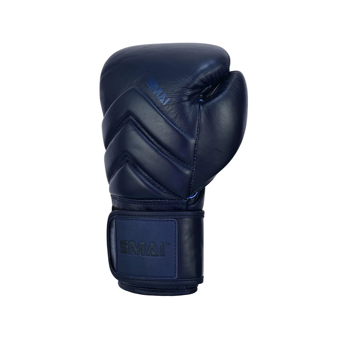 Memory Tec Leather Boxing Glove - Navy Blue - Image 4