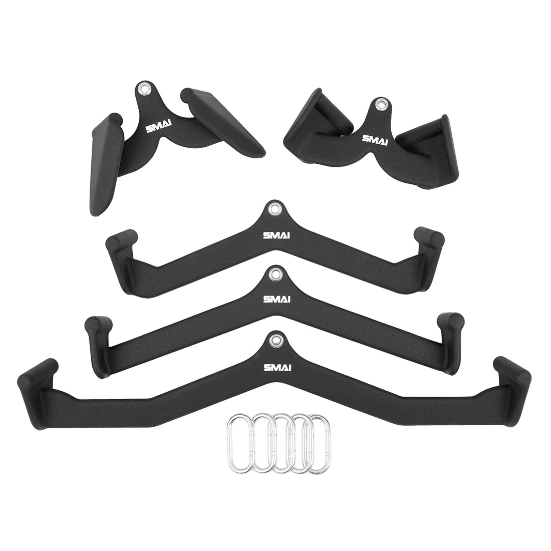 Neoprene Cable Machine Attachments Set - 5 Piece