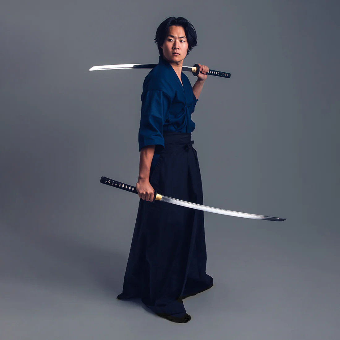 Kendo Pants - Deluxe Japanese Hakama - Image 2