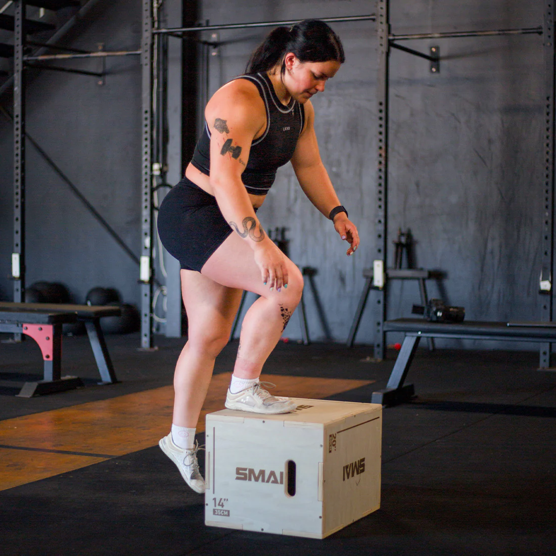 Plyometric Box - Small Wood - Image 2