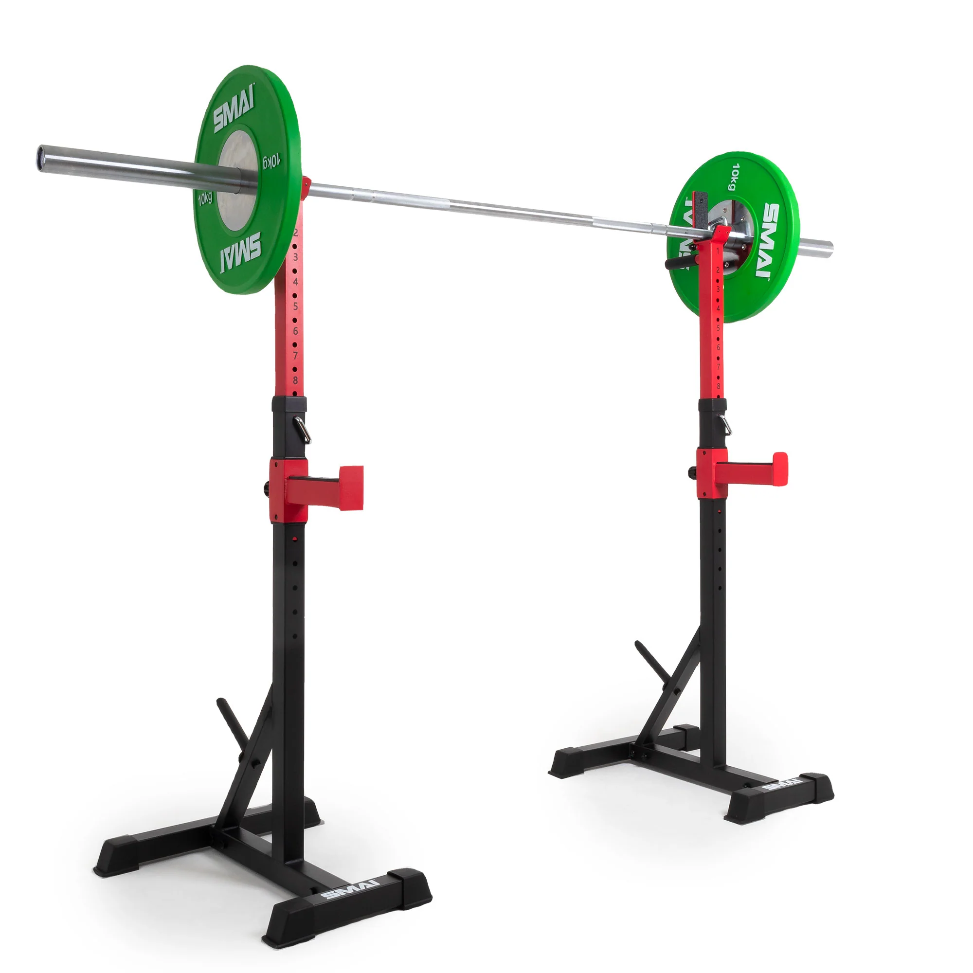 Portable Squat Stand - Red / Black (Pair) - Image 2