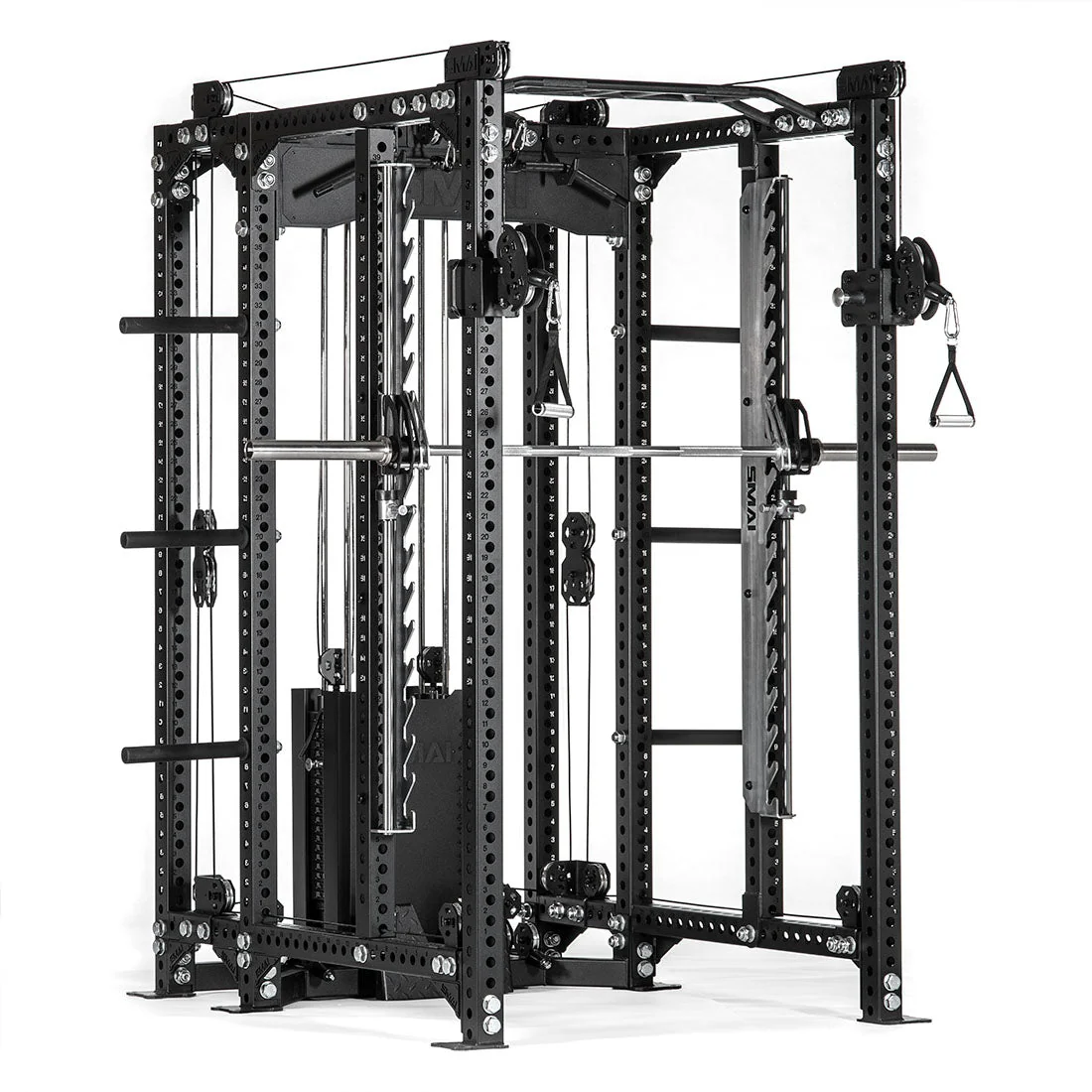 PRE ORDER - ETA MID JUNE: All in 1 Trainer - Power Rack with Dual Cable Stack & Smith Machine - Vanta Series