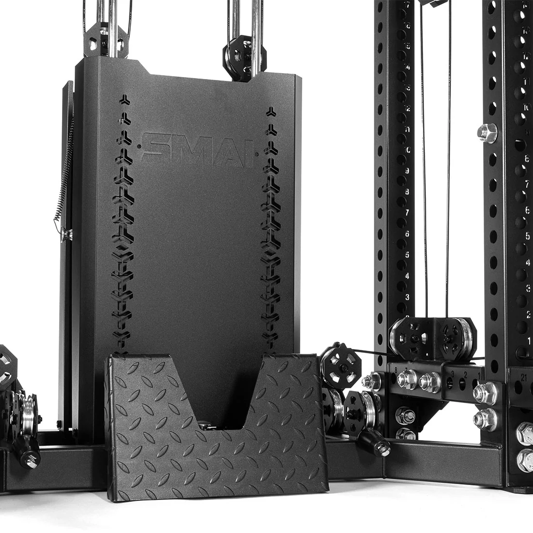 PRE ORDER - ETA MID JUNE: All in 1 Trainer - Power Rack with Dual Cable Stack & Smith Machine - Vanta Series - Image 13
