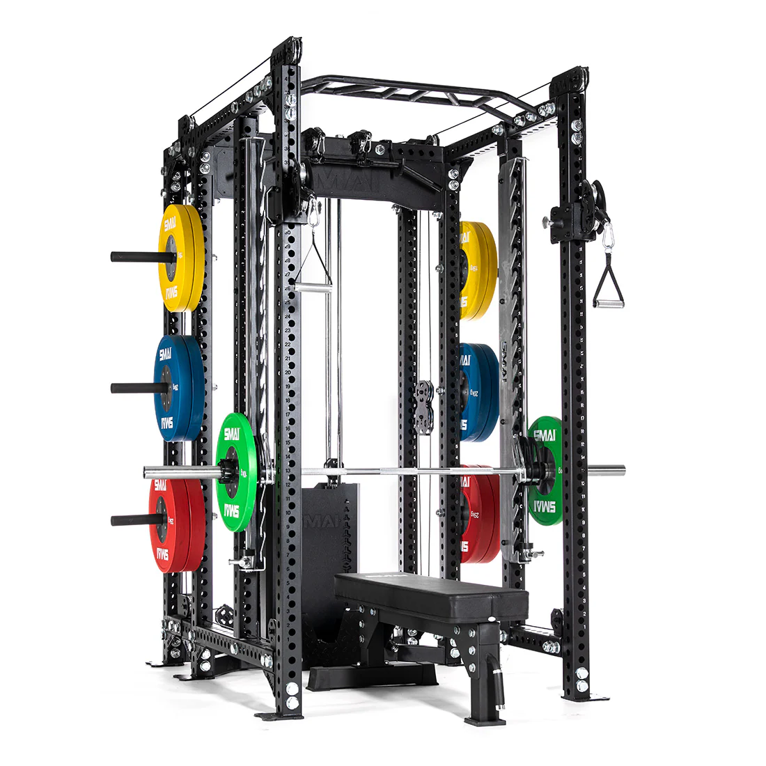 PRE ORDER - ETA MID JUNE: All in 1 Trainer - Power Rack with Dual Cable Stack & Smith Machine - Vanta Series - Image 2