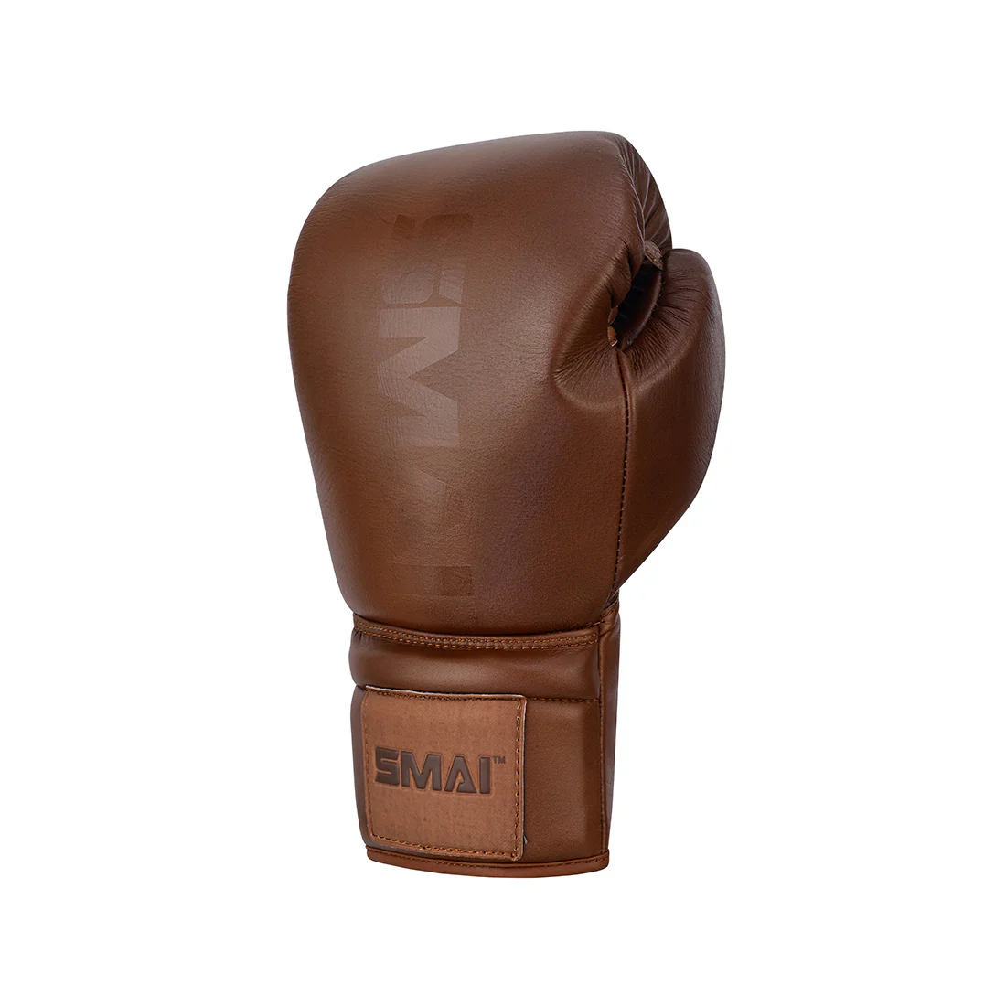 Pro Series Leather Lace-Up Boxing Glove - Antique Brown - Image 3