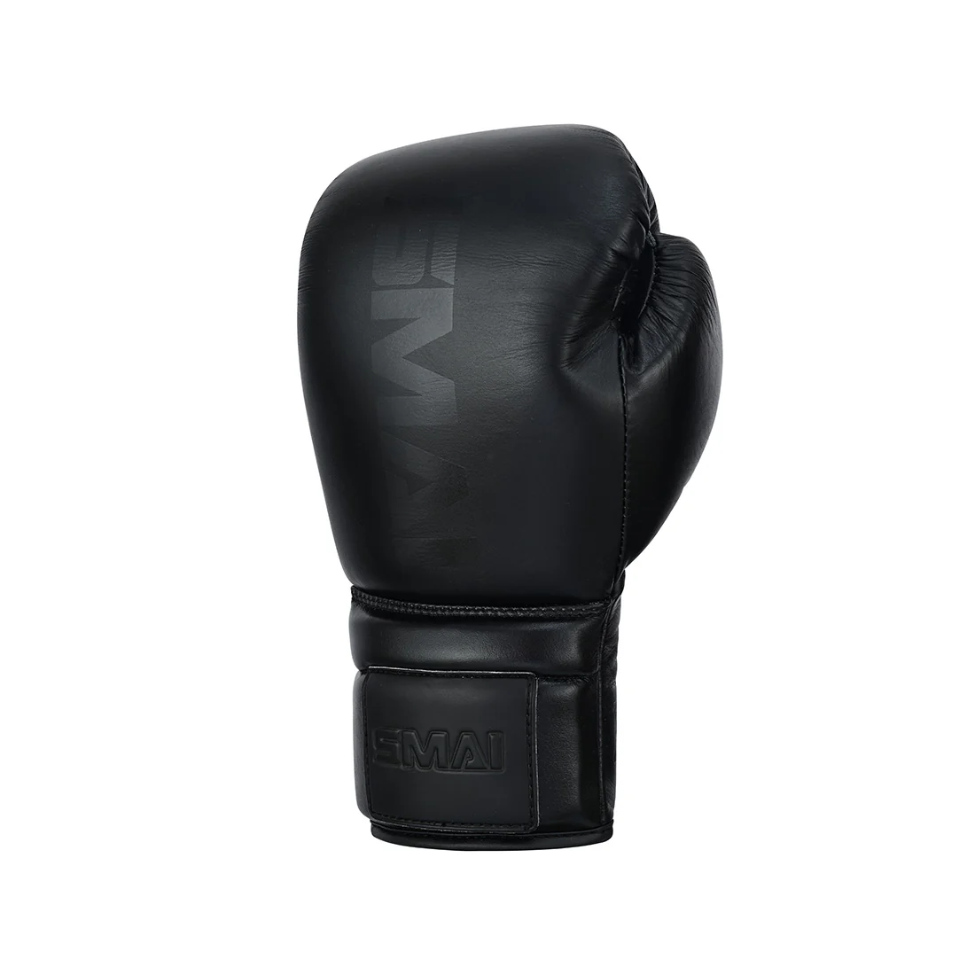 Pro Series Leather Lace-Up Boxing Glove - Black - Image 3