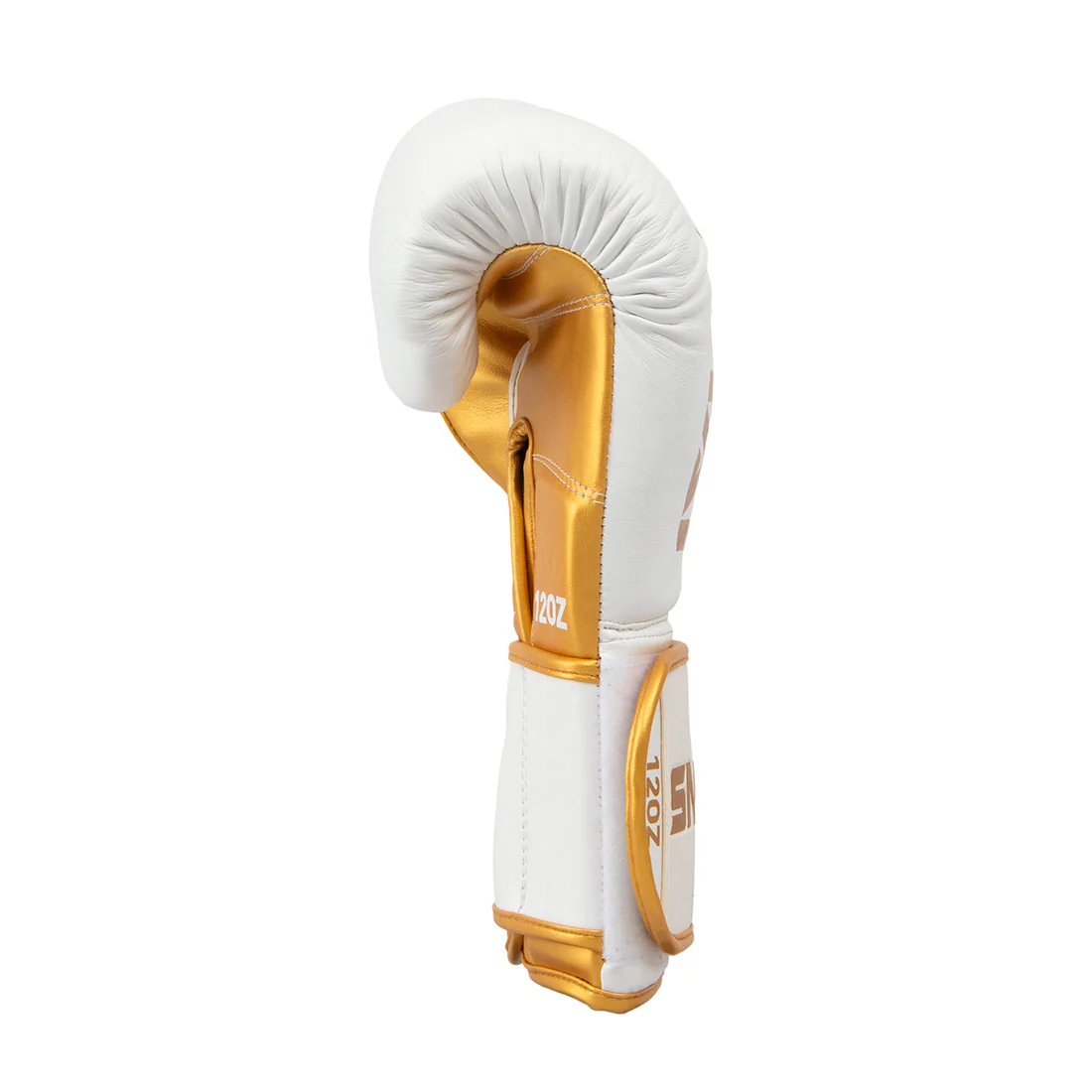 ProGuard White/Gold Boxing Glove - Image 9