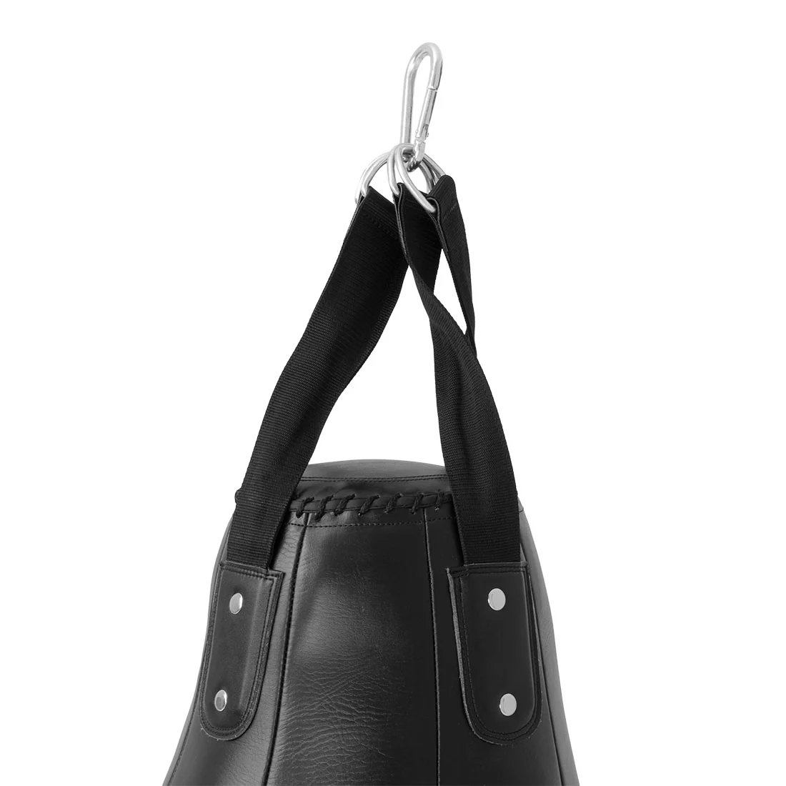 Tear Drop Kickboxing Punching Bag - Triple Black - Image 4
