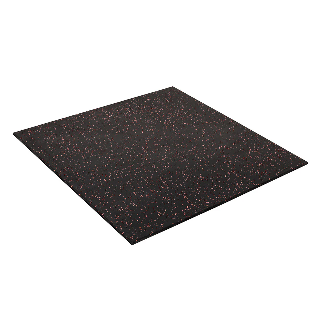 Rubber Gym Flooring Tile - 15mm - Red Fleck