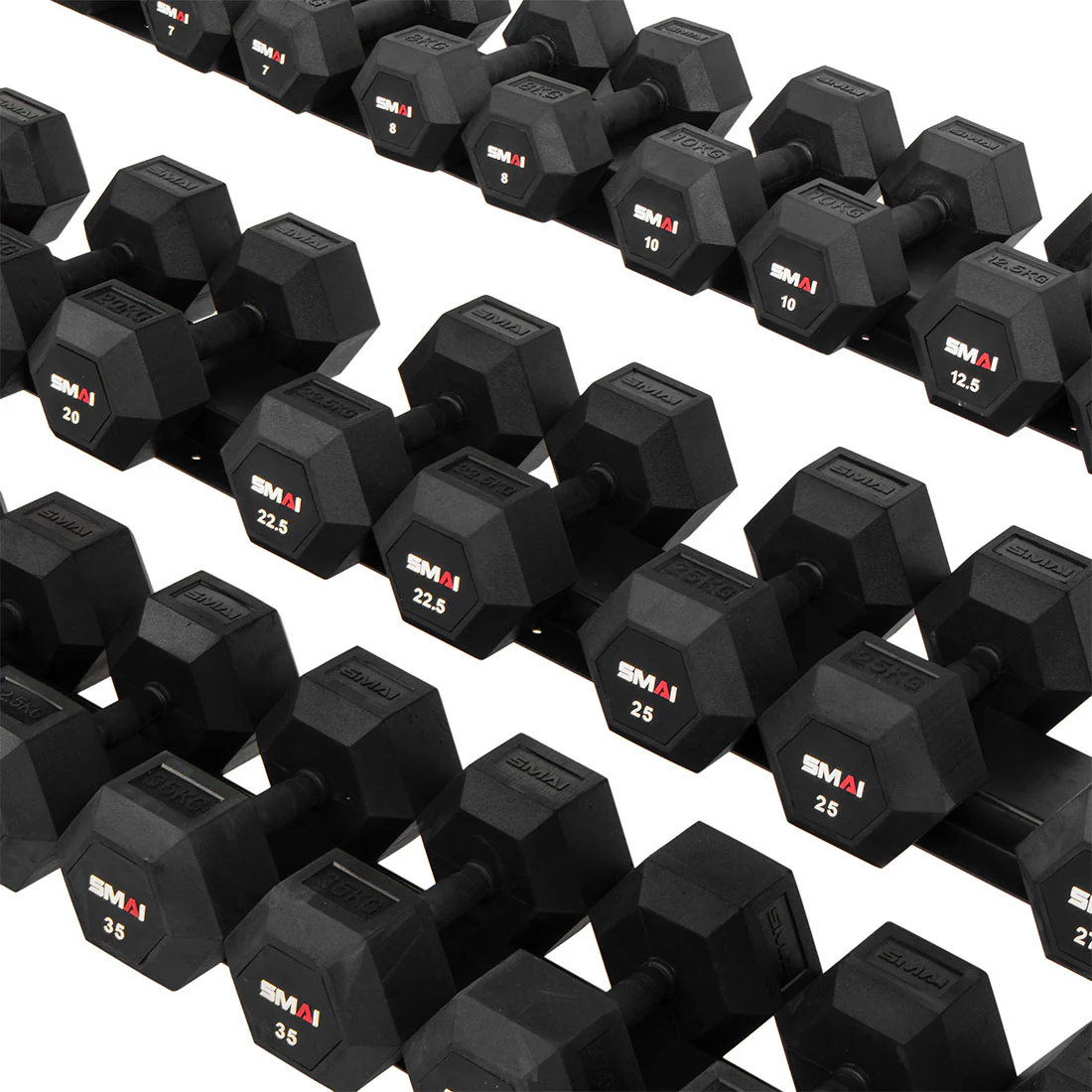 1.1m Dumbbell Storage Shelf - Vanta Series - Image 9
