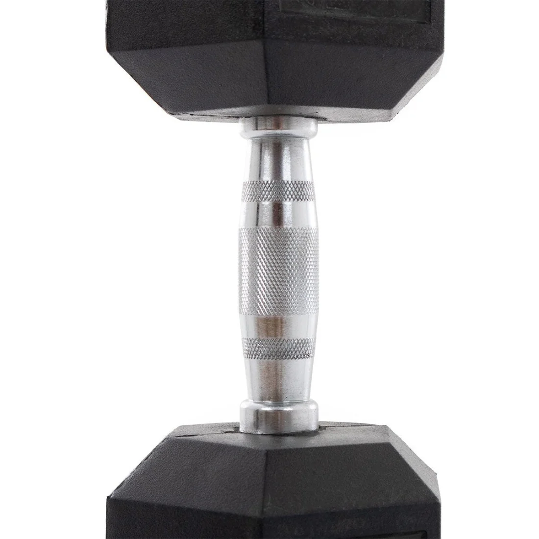 Rubber Hex Dumbbells Classic - Set 22.5kg-30kg Pairs - Image 8