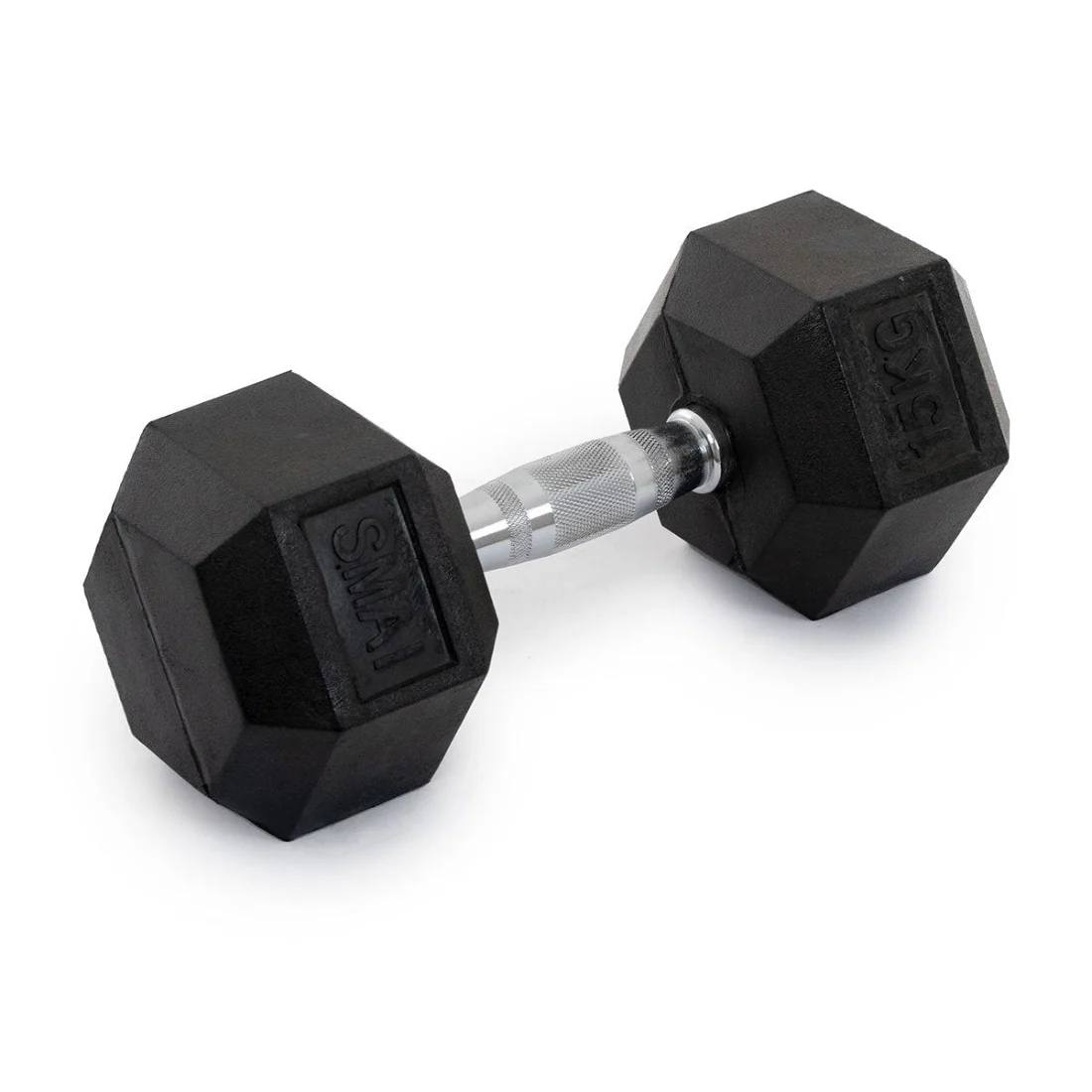 Rubber Hex Dumbbells Classic - Set 32.5kg-40kg Pairs - Image 4