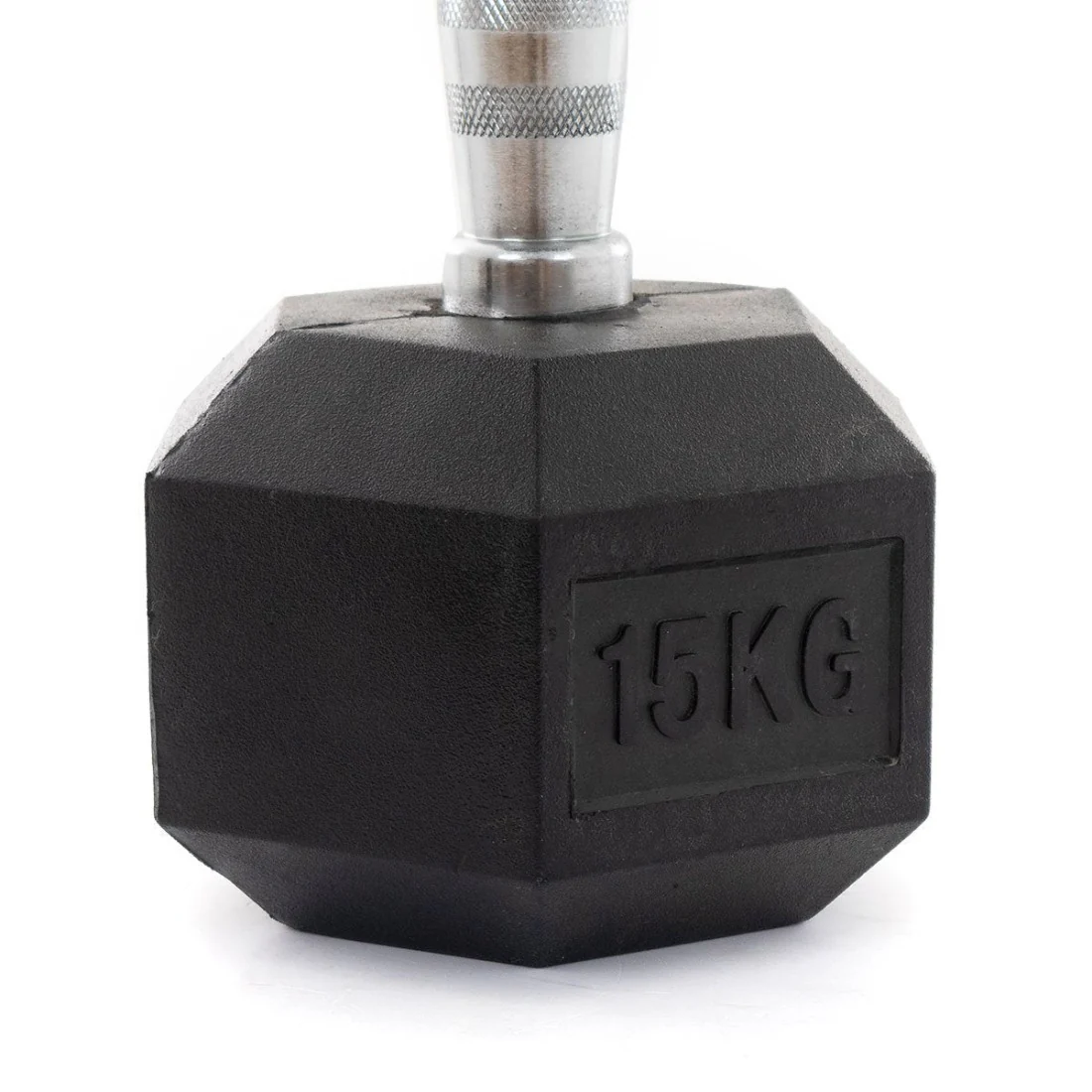 Rubber Hex Dumbbells Classic - Set 32.5kg-40kg Pairs - Image 9