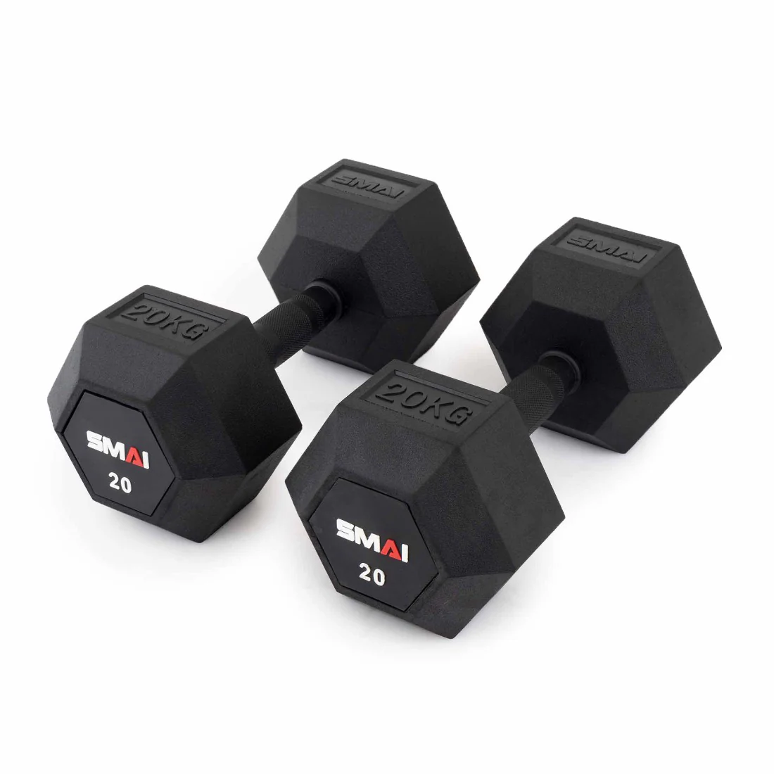 Rubber Hex Dumbbells - (Pair) Apex - Image 9