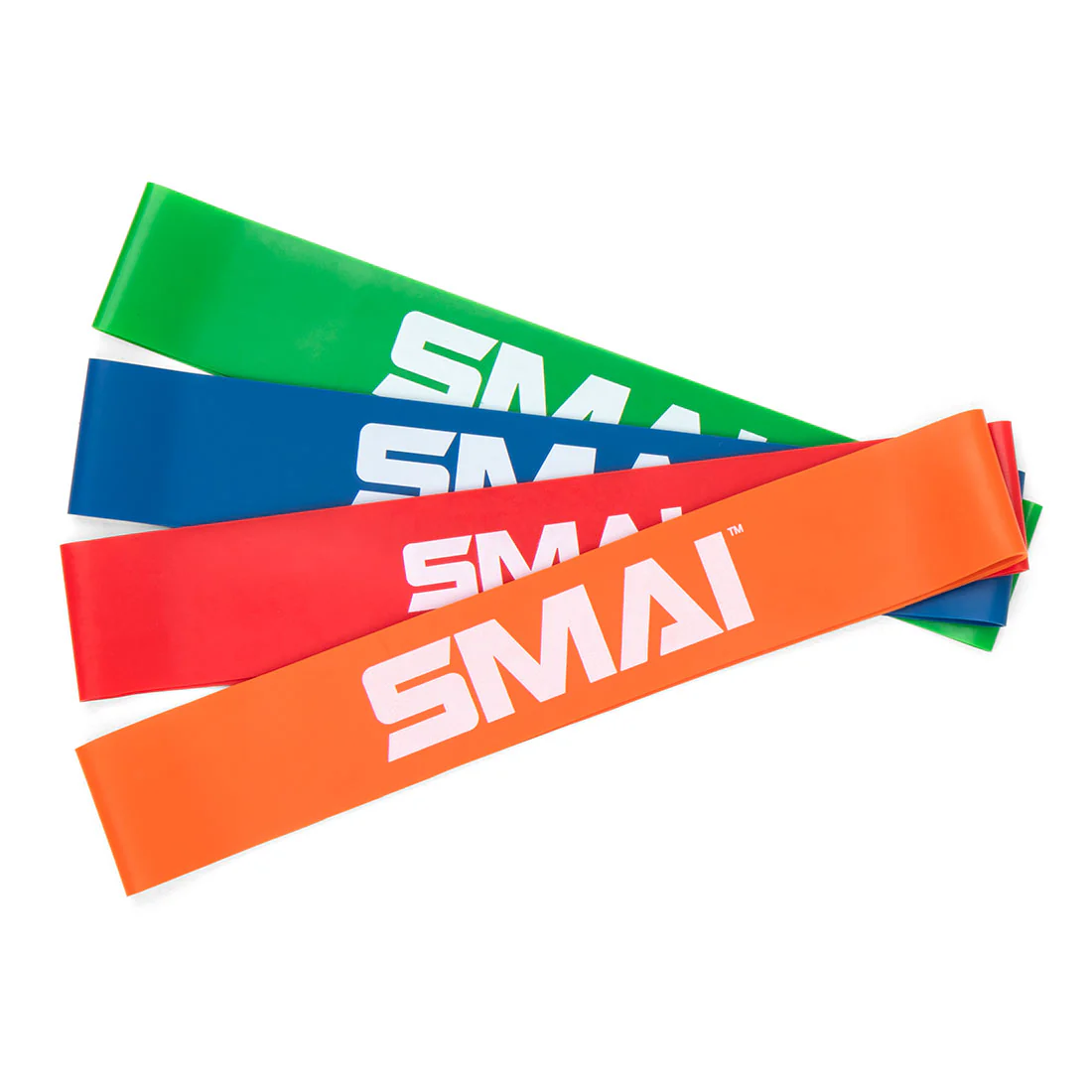 Rubber Mini Resistance Bands - Set of 4