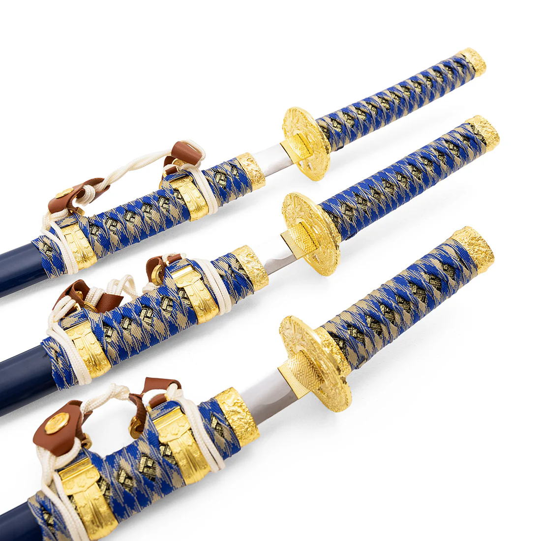 Blue Samurai 3 Piece Sword & Stand - Display - Image 3