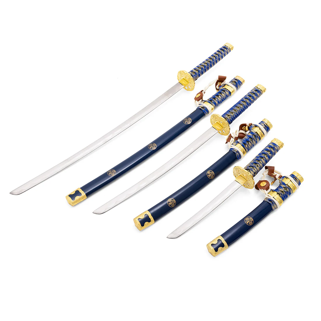 Blue Samurai 3 Piece Sword & Stand - Display - Image 4