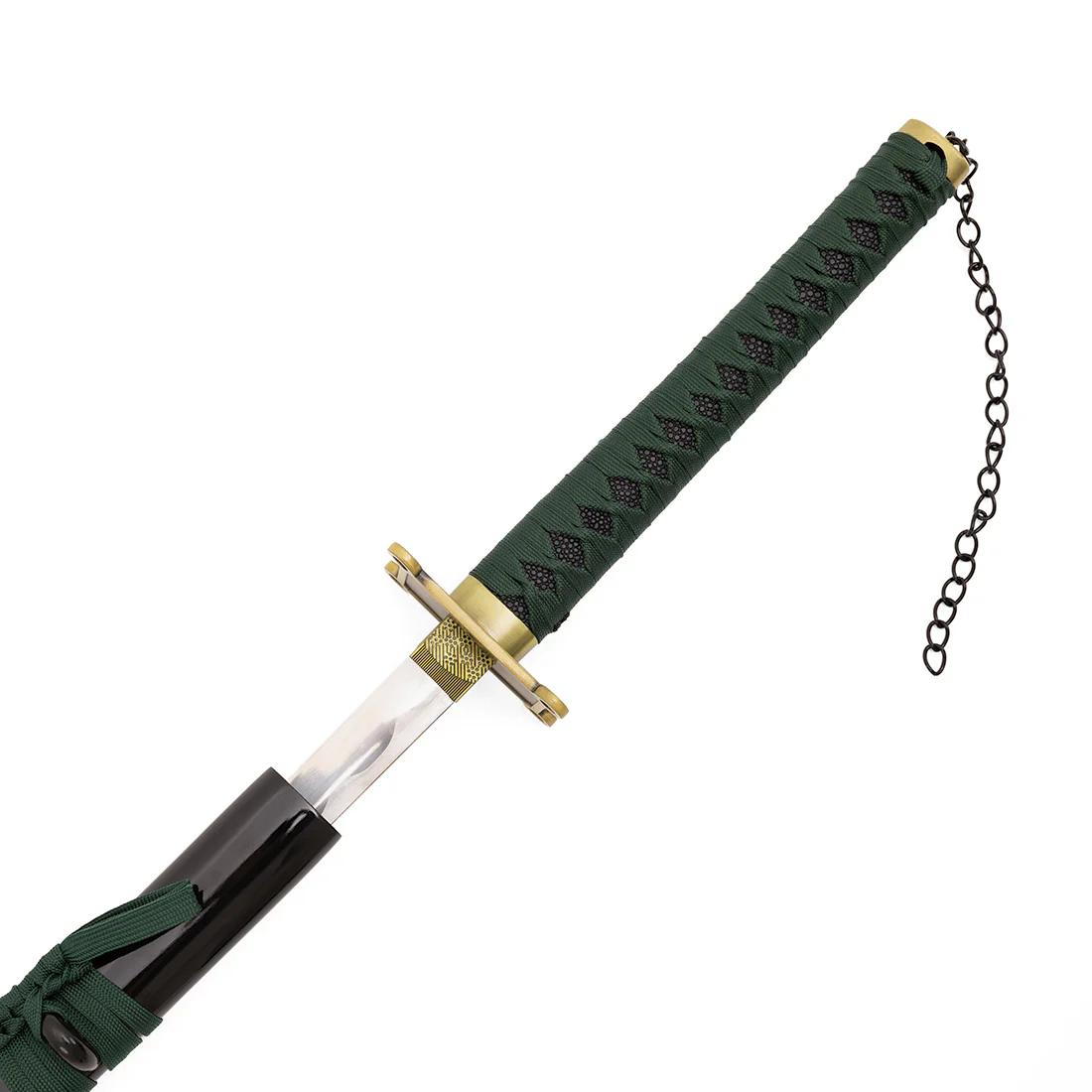 Shackled Emerald Anime Display Katana - Image 3
